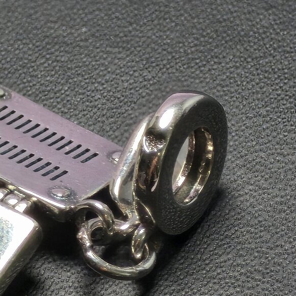 Laptop Charm in Silver Finish With Mouse Accent Charm (NWOT) - Picture 5 of 6